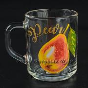 Кружка стекло 200мл Gren tea Полезная груша 1335 (20шт) - 1335/72238 Кружка стекло 200мл Gren tea Полезная груша 1335 (20шт) - 1335/72238