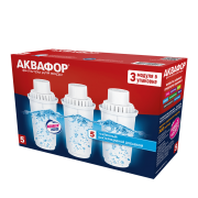 Комплект сменных модулей Аквафор В5 300л 3шт (10шт) - 800823 Комплект сменных модулей Аквафор В5 300л 3шт (10шт) - 800823