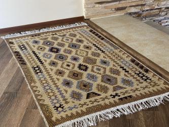 Коврик хлопковый 50x80см Kilim Usak корич-беж. Турция (1шт) - UK1678 Коврик хлопковый 50x80см Kilim Usak корич-беж. Турция (1шт) - UK1678