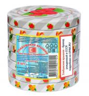 Крышки металл винт. Твист д100 с рис спайка из 8шт (36шт) - ЕЛ (SSS) Крышки металл винт. Твист д100 с рис спайка из 8шт (36шт) - ЕЛ (SSS)
