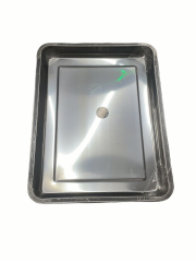 Поднос нерж 45x35x4,8см глубокий (40шт) - AST-002-ПВ-45