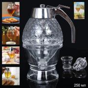 Банка д/меда пласт 0,25л R523 (60шт) - 702267 xx (SSS) (н)