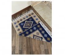 Коврик хлопковый 60x120см Kilim Usak UK02 син. Турция (1шт) - 6120202 Коврик хлопковый 60x120см Kilim Usak UK02 син. Турция (1шт) - 6120202