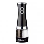 Мельница д/соли и перца эл Sakura двухстор (24шт) - SA-6642BK