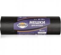 Мешки д/мусора 120лx10шт 12мкм Aviora черн. (35шт) - 106-066 Мешки д/мусора 120лx10шт 12мкм Aviora черн. (35шт) - 106-066