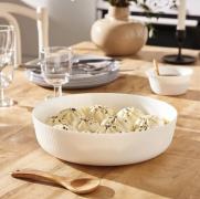 Блюдо д/запекания стеклокерам 26см Smart Cuisine Wavy глуб кругл (5шт) - Q8164