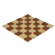 Подставка под горячее бамбук Клетка 19x19,5см (10шт) - 888-028