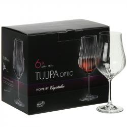 Набор бокалов д/вина 6 пред 450мл Tulipa Optic (8шт) - CR450101TO Набор бокалов д/вина 6 пред 450мл Tulipa Optic (8шт) - CR450101TO