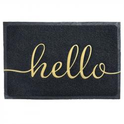 Коврик придверный пористый 50x80см Comеfortе Hello черн. (10шт)
