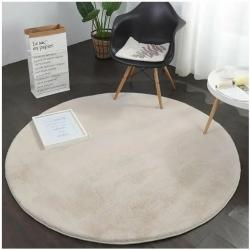 Коврик напольный 80x80см Rabbit круг крем. (1шт) Турция - R9488 Коврик напольный 80x80см Rabbit круг крем. (1шт) Турция - R9488